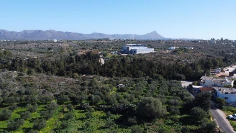 Kampani Kreta, Kampani: Ruhiges Grundstück in Akrotiri mit Bergblick zu verkaufen Grundstück kaufen